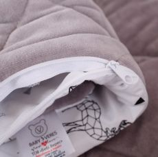 Дитячий постільний комплект Baby Veres Velour Graphic animals (5 одиниць), бавовна-велюр